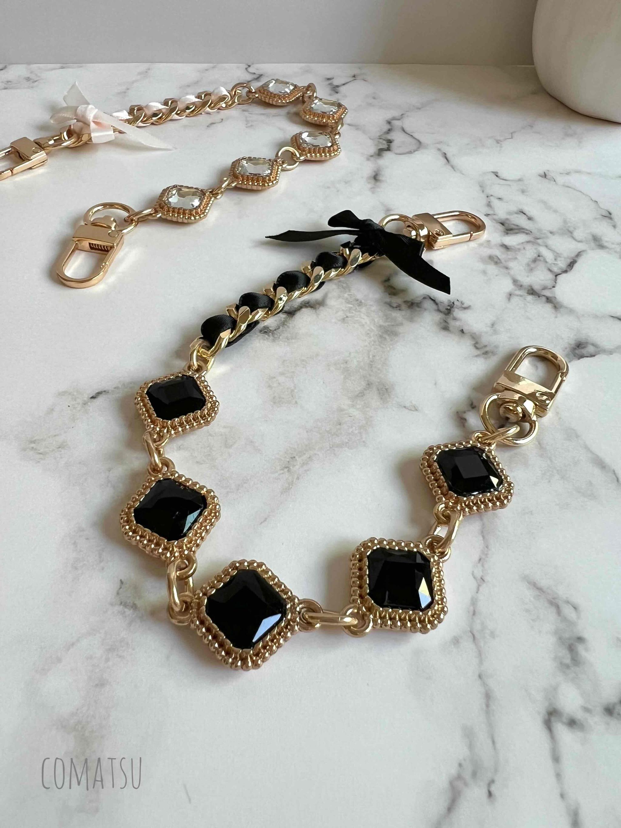 キラキラcharmmyりぼん ハンドストラップ 落下防止スマホストラップ 手首 リストストラップ | 8枚目